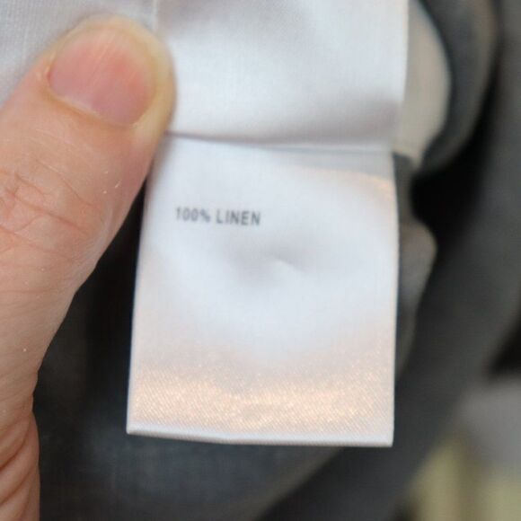 Lafayette 148 Gray 100% Linen Shacket Jacket S - Picture 10 of 10